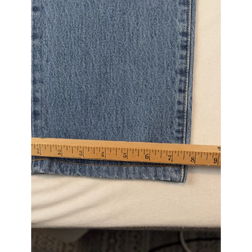 Levi's 501 Original Fit Button Fly Blue Denim Jeans Mens 35x30 Medium Wash